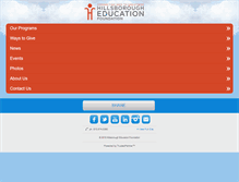 Tablet Screenshot of educationfoundation.com